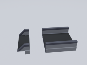 railroad bridges kit 3D-Modell