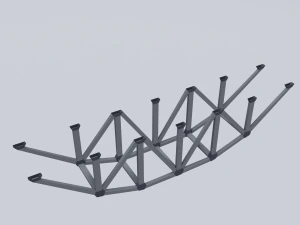 railroad bridges kit 3D Model