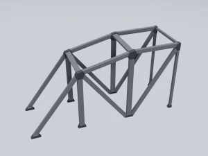 railroad bridges kit 3D Model
