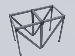 railroad bridges kit 3D Model