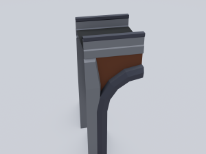 railroad bridges kit 3D-Modell