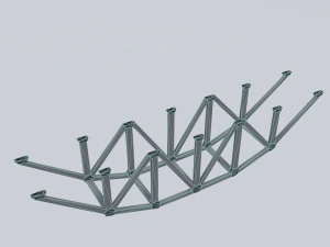 railroad bridges kit 3D Model