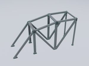 railroad bridges kit 3D-Modell