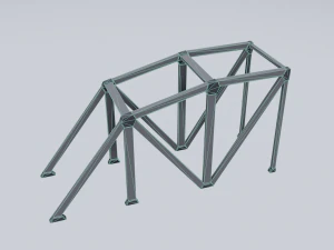 railroad bridges kit 3D Model