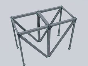 railroad bridges kit 3D-Modell