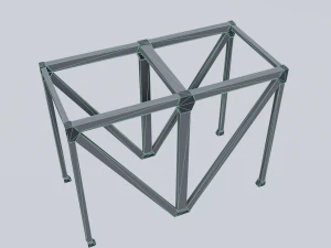 railroad bridges kit 3D Model