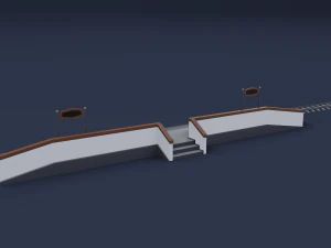 railway stations 3D Model