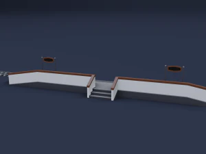 railway stations 3D Model