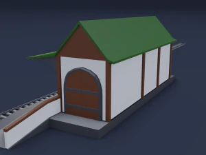 railway stations 3D Model