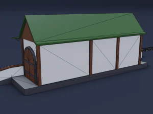 railway stations 3D Model