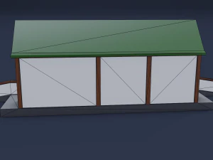 railway stations 3D Model