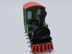 steam locomotive Modelo 3D