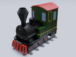 steam locomotive 3D Model
