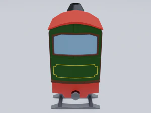 steam locomotive 3D Model
