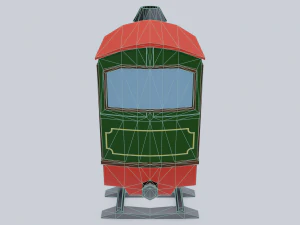 steam locomotive 3D Model