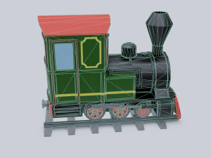steam locomotive 3D Model