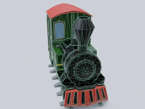 steam locomotive 3D Model