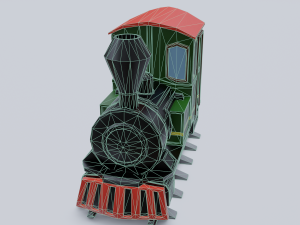 steam locomotive Modelo 3D