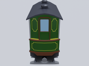railway carriage 3D Model