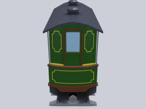 railway carriage 3D Model