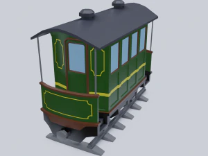 railway carriage 3D Model