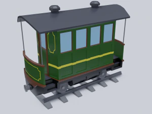 railway carriage 3D Model