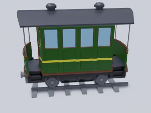 railway carriage 3D Model