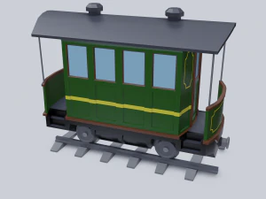 railway carriage 3D Model