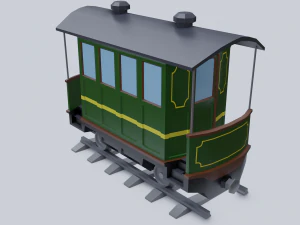railway carriage 3D Model