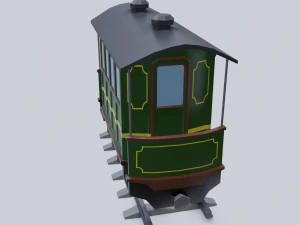 railway carriage 3D Model