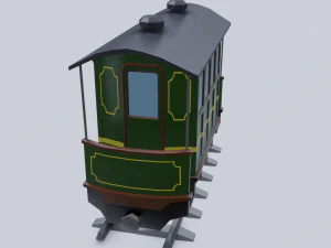 railway carriage 3D Model