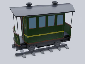 railway carriage 3D Model