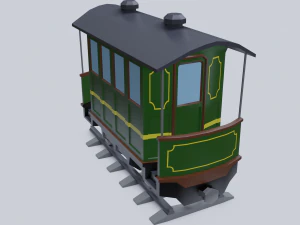 railway carriage 3D Model