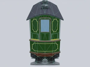 railway carriage 3D Model
