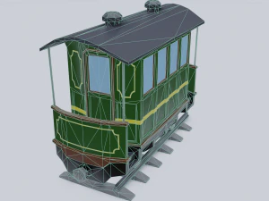 railway carriage 3D Model