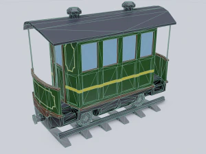 railway carriage 3D Model