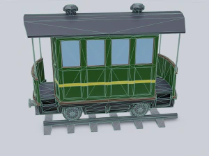 railway carriage 3D Model