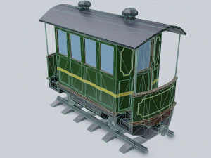 railway carriage 3D Model