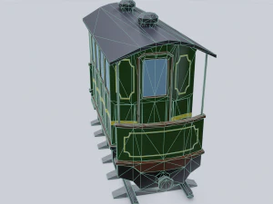 railway carriage 3D Model