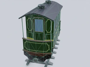 railway carriage 3D Model