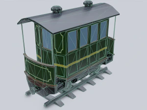 railway carriage 3D Model