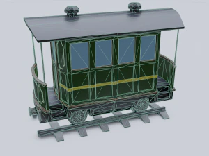 railway carriage 3D Model