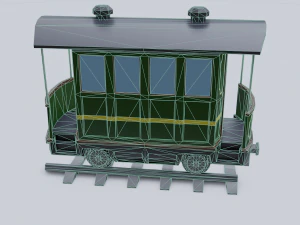 railway carriage 3D Model