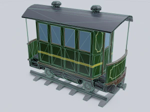 railway carriage 3D Model