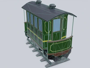 railway carriage 3D Model