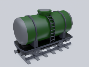 tank wagon 3D Model