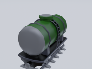 tank wagon 3Dモデル