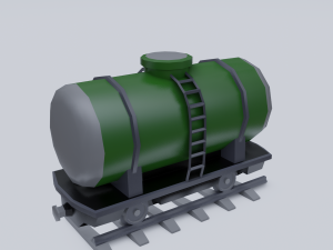tank wagon 3Dモデル