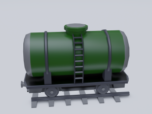 tank wagon 3Dモデル