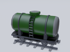 tank wagon 3Dモデル